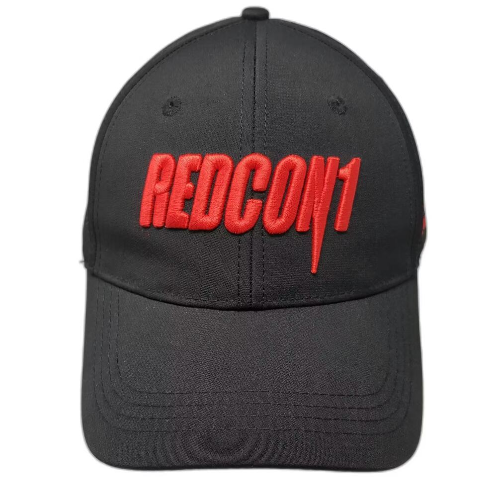 Redcon1 Snapback Hat Black One Size Embroidered Slogan Gym Fitness Performance